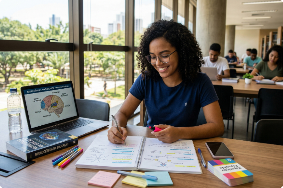 Neurociência na Prática: Transforme sua Forma de Estudar e Reter Conteúdo