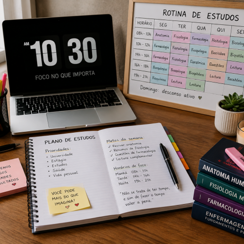 Como Criar uma Rotina de Estudos Sustentável Sem Cair na Procrastinação