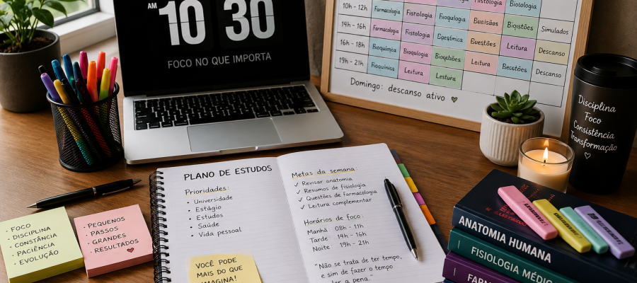 Como Criar uma Rotina de Estudos Sustentável Sem Cair na Procrastinação