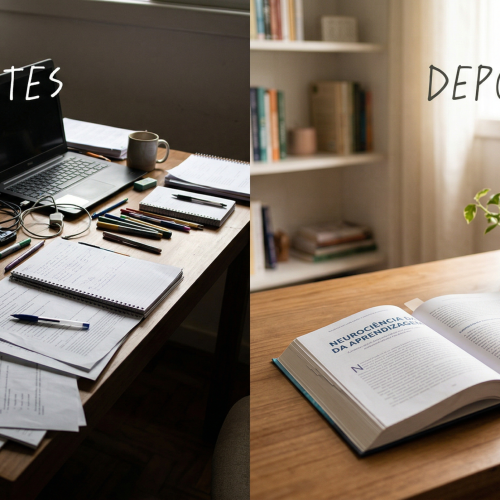 Ambiente de Estudo: Por Que Menos Visual Significa Mais Foco